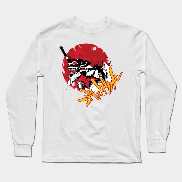 Eva-01 mode berserker ON! Long Sleeve T-Shirt by AlexRoivas